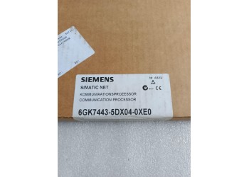 6GK7443-5DX04-0XE0 SIEMENS 6GK7443-5DX04-0XE0 COMMUNICATION PROCESSOR NEW   