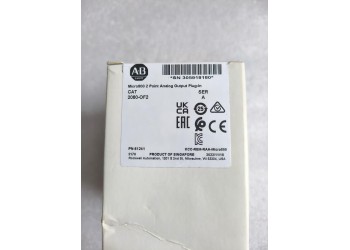ALLEN-BRADLEY 2080-OF2 ALLENBRADLEY 2080OF2 MICRO 800 2 POINT ANALOG OUTPUT PLUG-IN MODULE