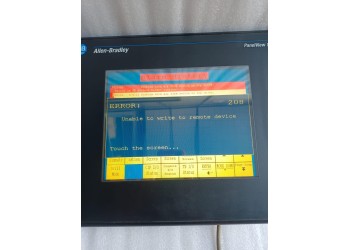 ALLEN-BRADLEY PANELVIEW 1000 ( HMI GOOD WORKING ) BACK PANEL COVER NOT AVAILABLE