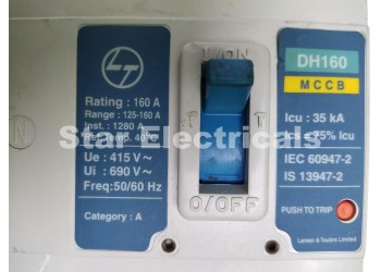 L&T DH160 (160 AMP) MCCB (4 Poles) 