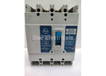 L&T DU125 (125 AMP) MCCB (4 Poles) 