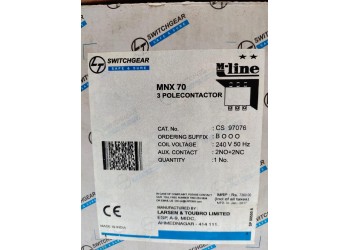 L&T MNX 70 Contactor 70amp