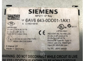 Siemens 6AV6 643-0DD01-1AX1 HMI