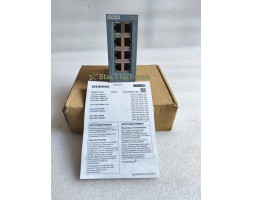 Siemens SCALANCE XB008 Industrial Ethernet Switch 8-Port RJ45 Unmanaged DIN Rail | 6GK5008-0BA00-1AB2