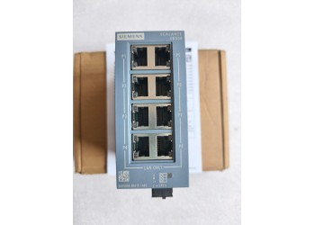 Siemens SCALANCE XB008 Unmanaged Industrial Ethernet Switch 8-Port RJ45 | 6GK5008-0BA10-1AB2 | DIN Rail Mount