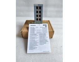 Siemens SCALANCE XB008 Unmanaged Industrial Ethernet Switch 8-Port RJ45 | 6GK5008-0BA10-1AB2 | DIN Rail Mount