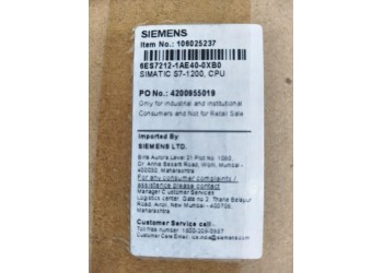 Siemens SIMATIC S7-1200 CPU 1212C DC/DC/DC PLC – 6ES7 212-1AE40-0XB0 | Compact Controller with PROFINET
