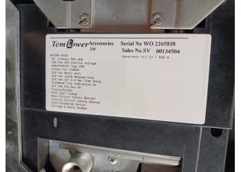 TERASAKI AR208S TERASAKI TEMPOWER AR208S AIR CIRCUIT BREAKER 