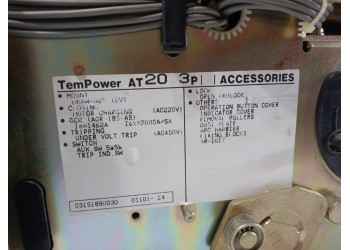 TERASAKI AT20 AIR CIRCUIT BREAKER TEMPOWER AT20 AIR CIRCUIT BREAKER 