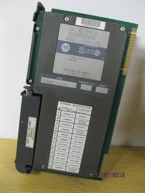 ALLEN-BRADLEY 1771-IK HIGH SPEED COUNTER/ENCODER 12-24V-IO MODULE