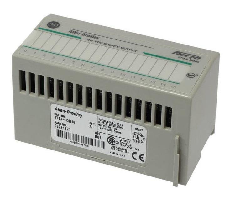 ALLEN-BRADLEY 1794-OB16 FLEX I/O DIGITAL OUTPUT MODULE