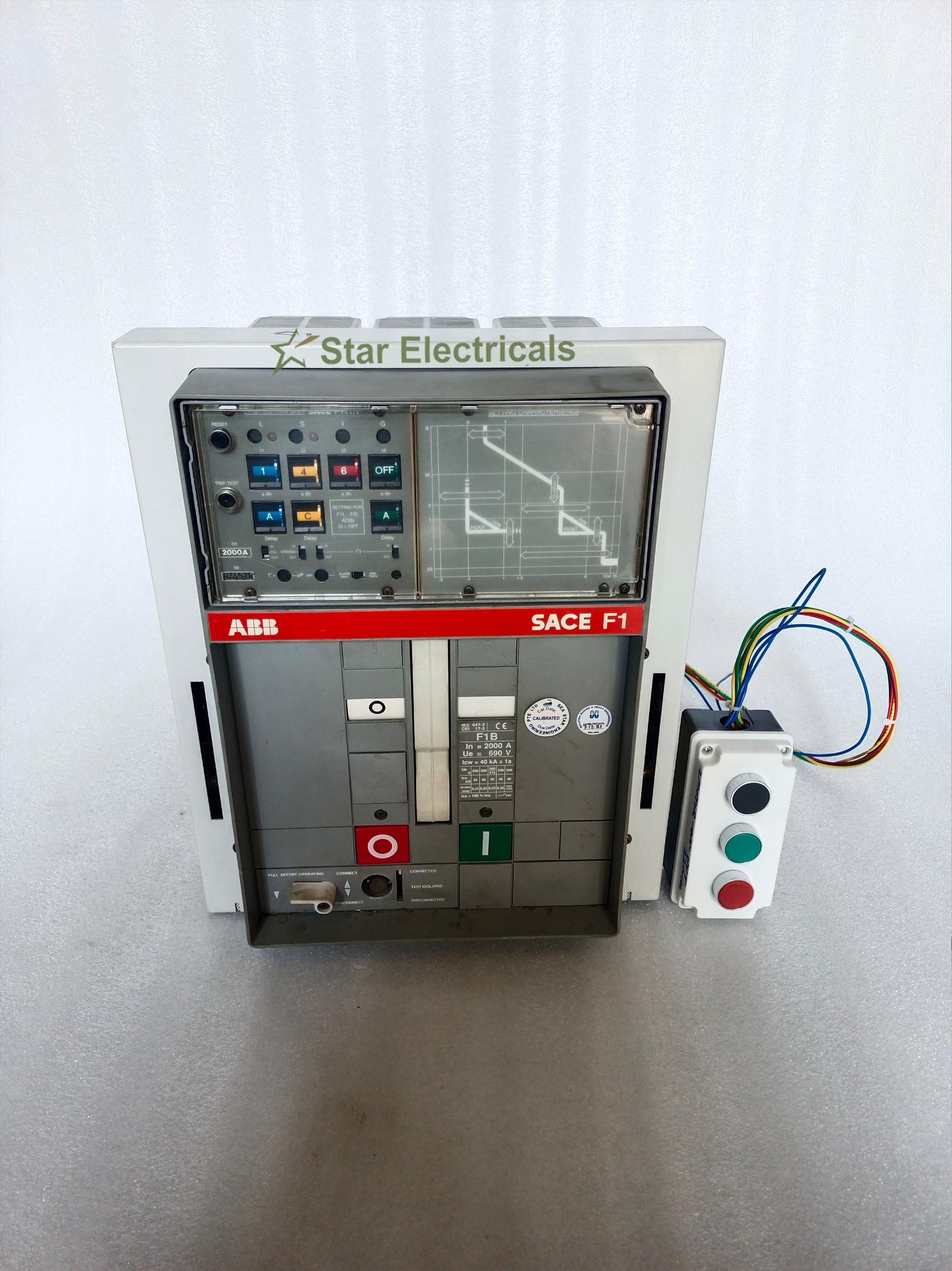 ABB SACE F1B 2000AMP ABB 2000AMP AIR CIRCUIT BREAKER ABB 2000AMP 3POL ACB