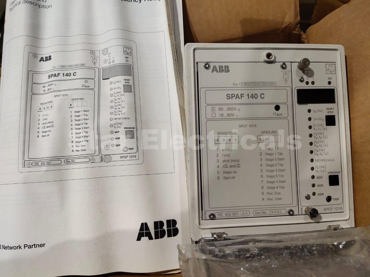 ABB SPAF 140 C  NETWORK CONTROL PROTECTION RELAY