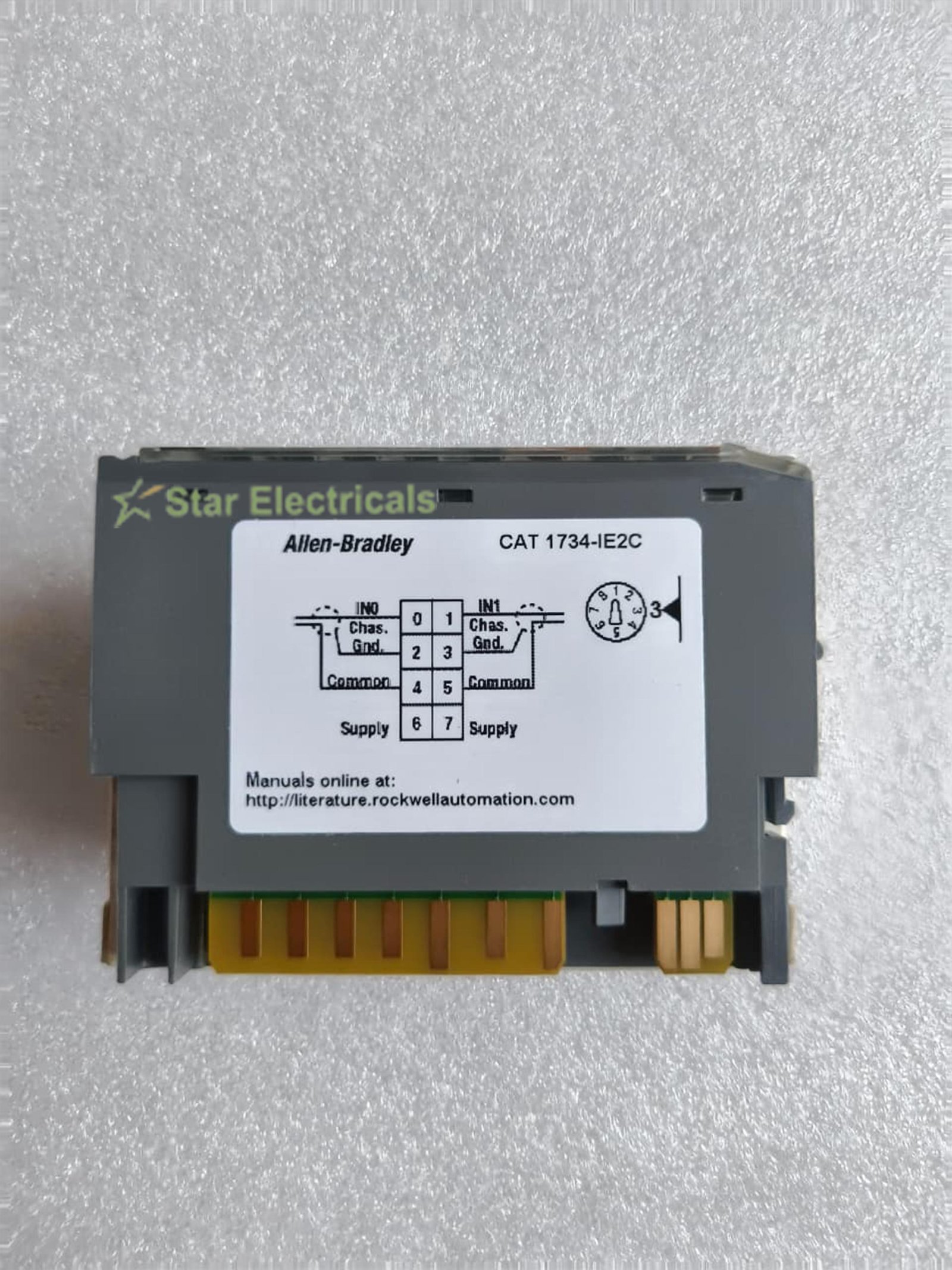 ALLEN-BRADLEY 1734-IE2C ALLENBRADLEY 1734IE2C POINT I/O 2 POINT ANALOG INPUT MODULE
