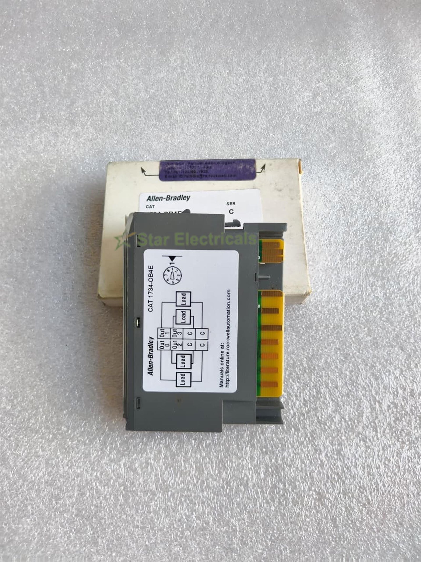 ALLEN-BRADLEY 1734-OB4E ALLENBRADLEY 1734OB4E POINT I/O 4 POINT DIGITAL OUTPUT MODULE