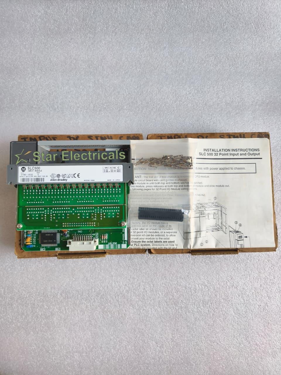 ALLEN-BRADLEY 1746-IB32 ALLEN-BRADLEY 1746IB32 SLC 500 DC-SINK INPUT MODULE