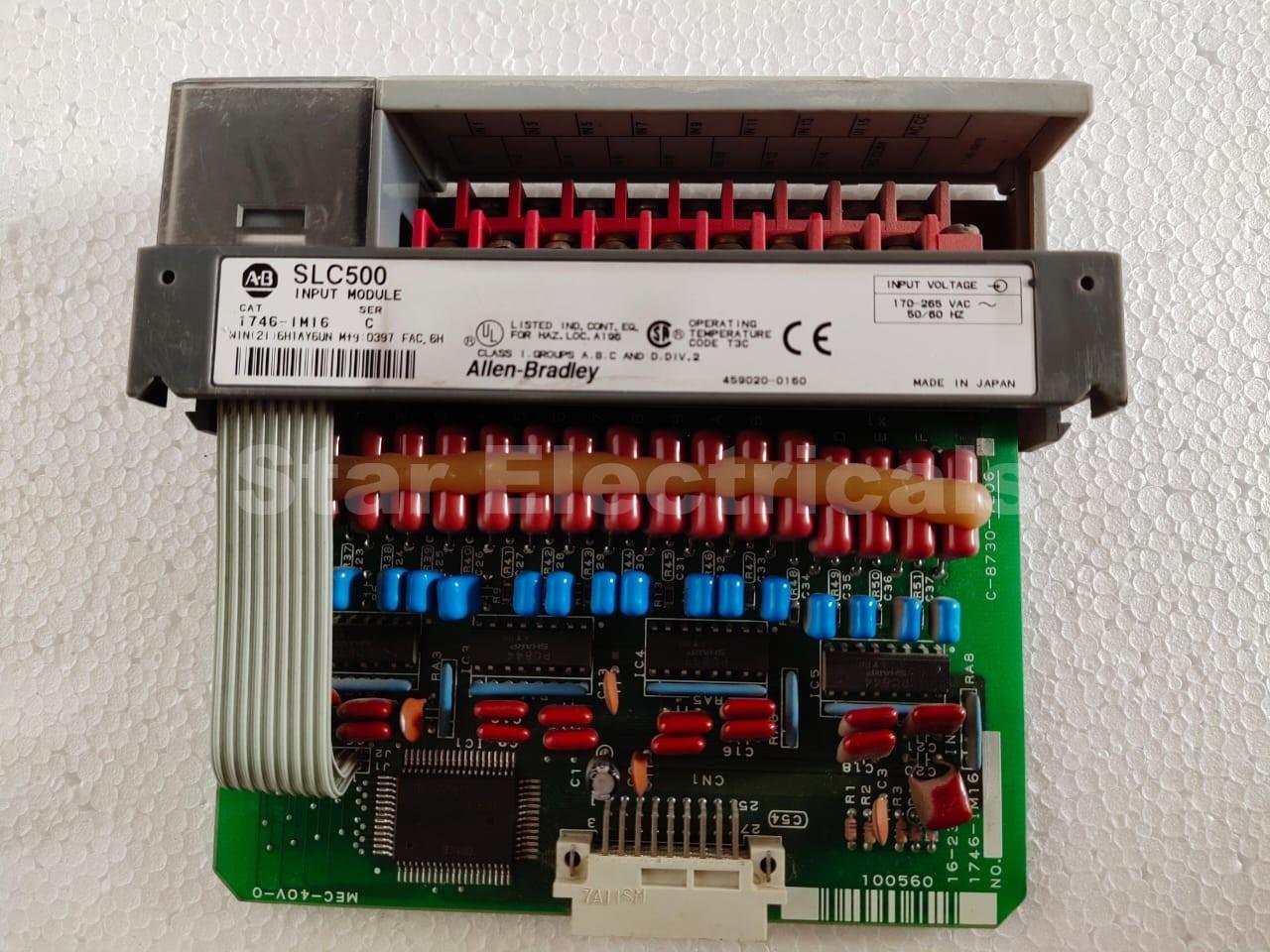 ALLEN-BRADLEY 1746-IM16 SLC 500 AC DISCRETE INPUT MODULE