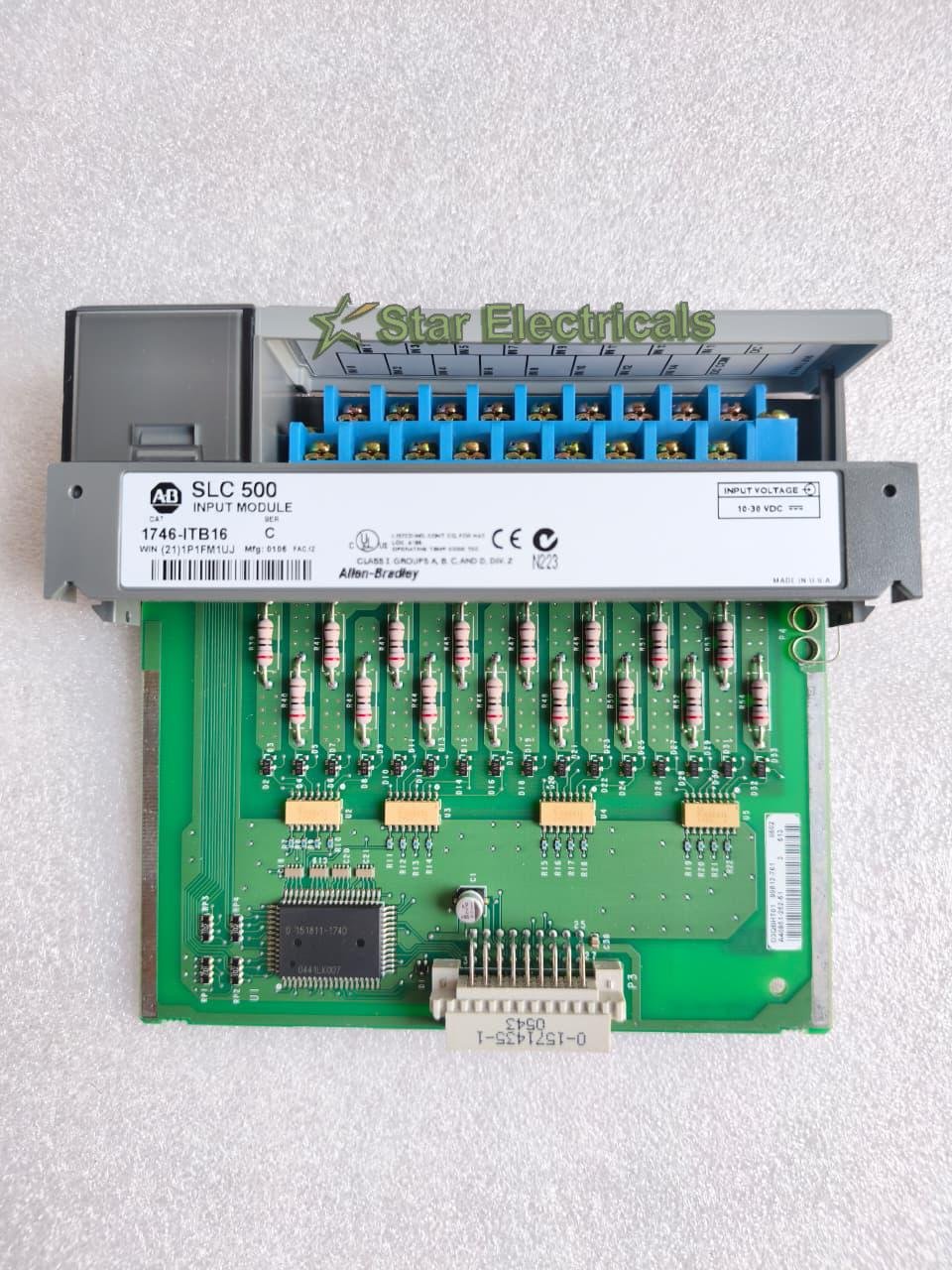 ALLEN-BRADLEY 1746-ITB16 ALLEN-BRADLEY 1746ITB16 SLC 500 FAST DC-SINK INPUT MODULE