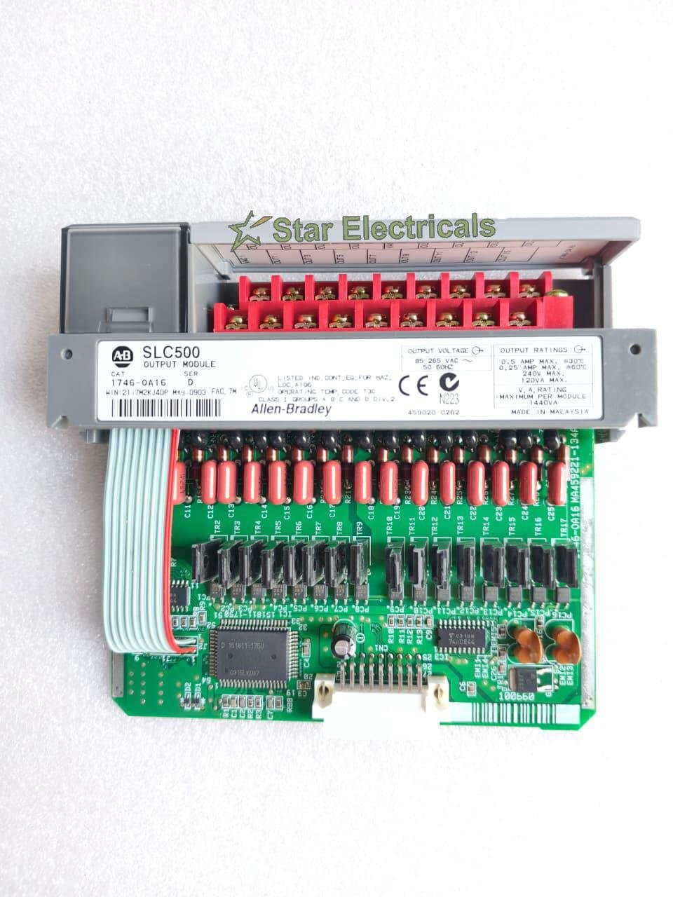 ALLEN-BRADLEY 1746-OA16 ALLEN-BRADLEY 1746OA16 SLC 500 TRIAC OUTPUT MODULE