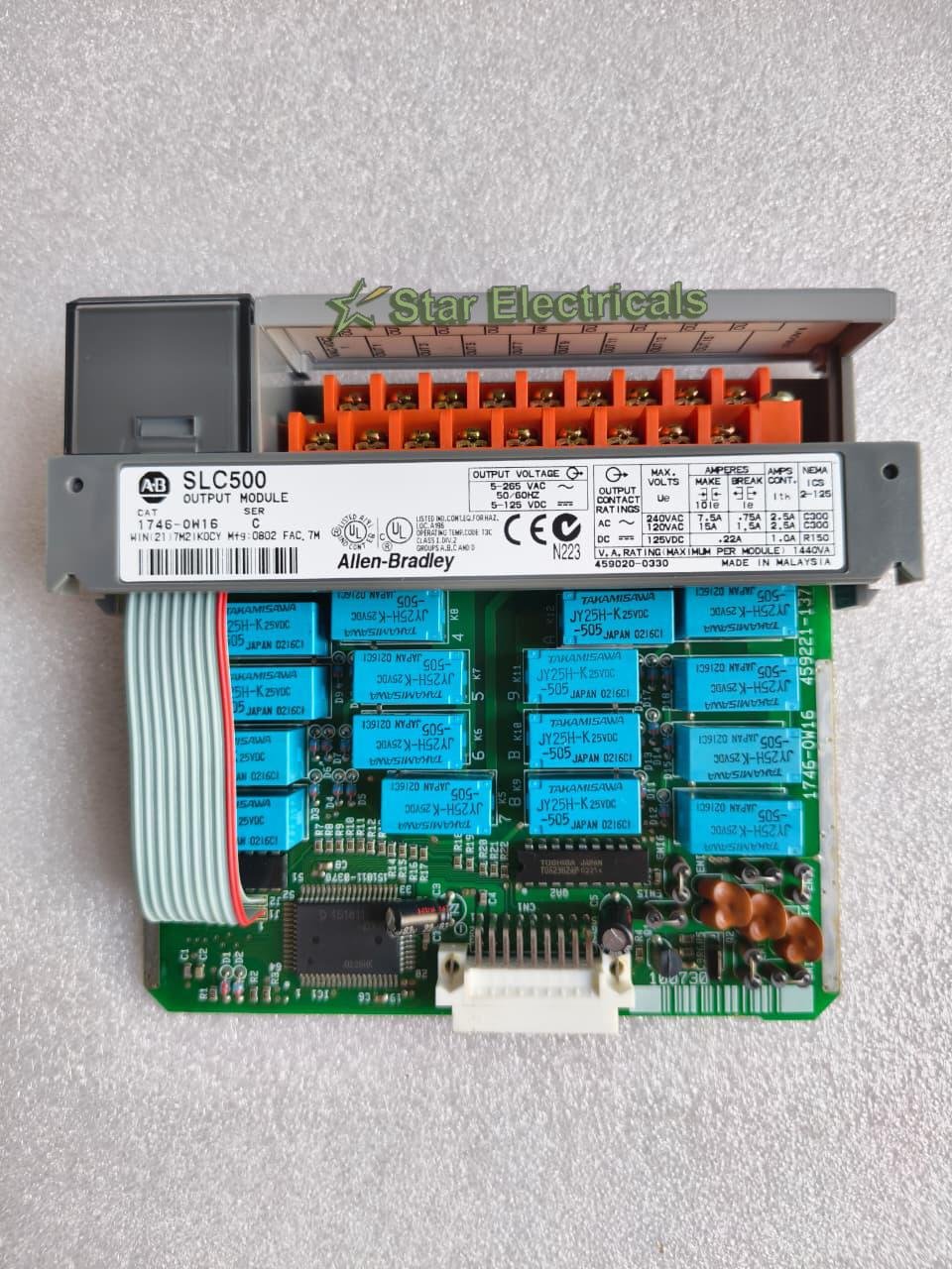 ALLEN-BRADLEY 1746-OW16 ALLEN-BRADLEY 1746OW16 SLC 500 RELAY OUTPUT MODULE