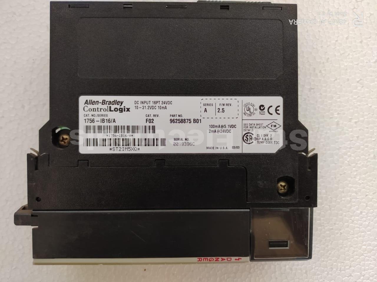 ALLEN-BRADLEY 1756-IB16/A DIGITAL DC INPUT MODULE