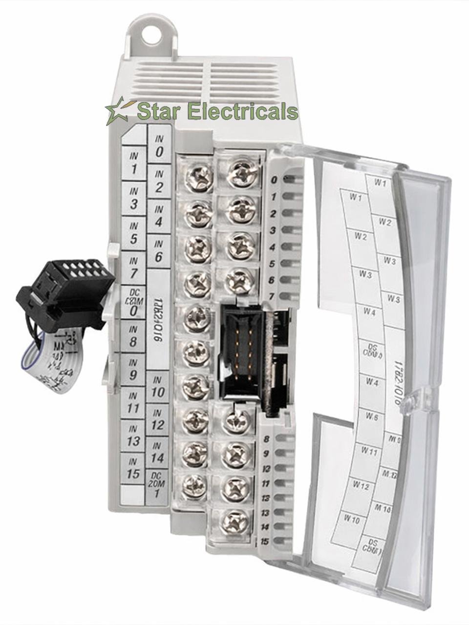 ALLEN-BRADLEY 1762-IQ16 ALLENBRADLEY 1762IQ16 MICROLOGIX 16 PT 24VDC SINK/SOURCE INPUT MODULE