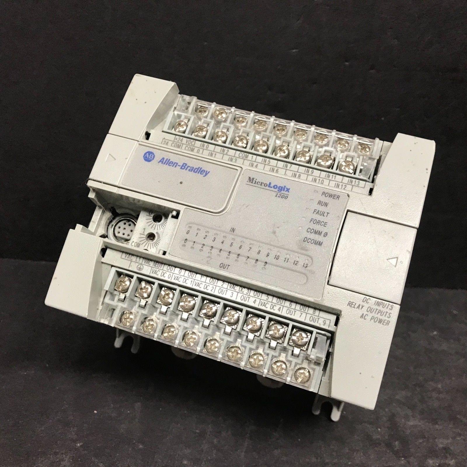 Allen Bradley 1762-L24BWA Ser C Rev G FRN 10 MicroLogix 1200 Controller 24 Point