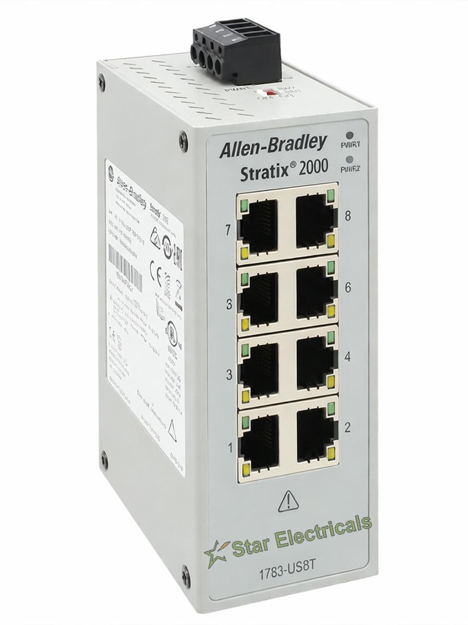 Allen-Bradley 1783-US8T Stratix 2000 - 8 Port Unmanaged Industrial Ethernet Switch