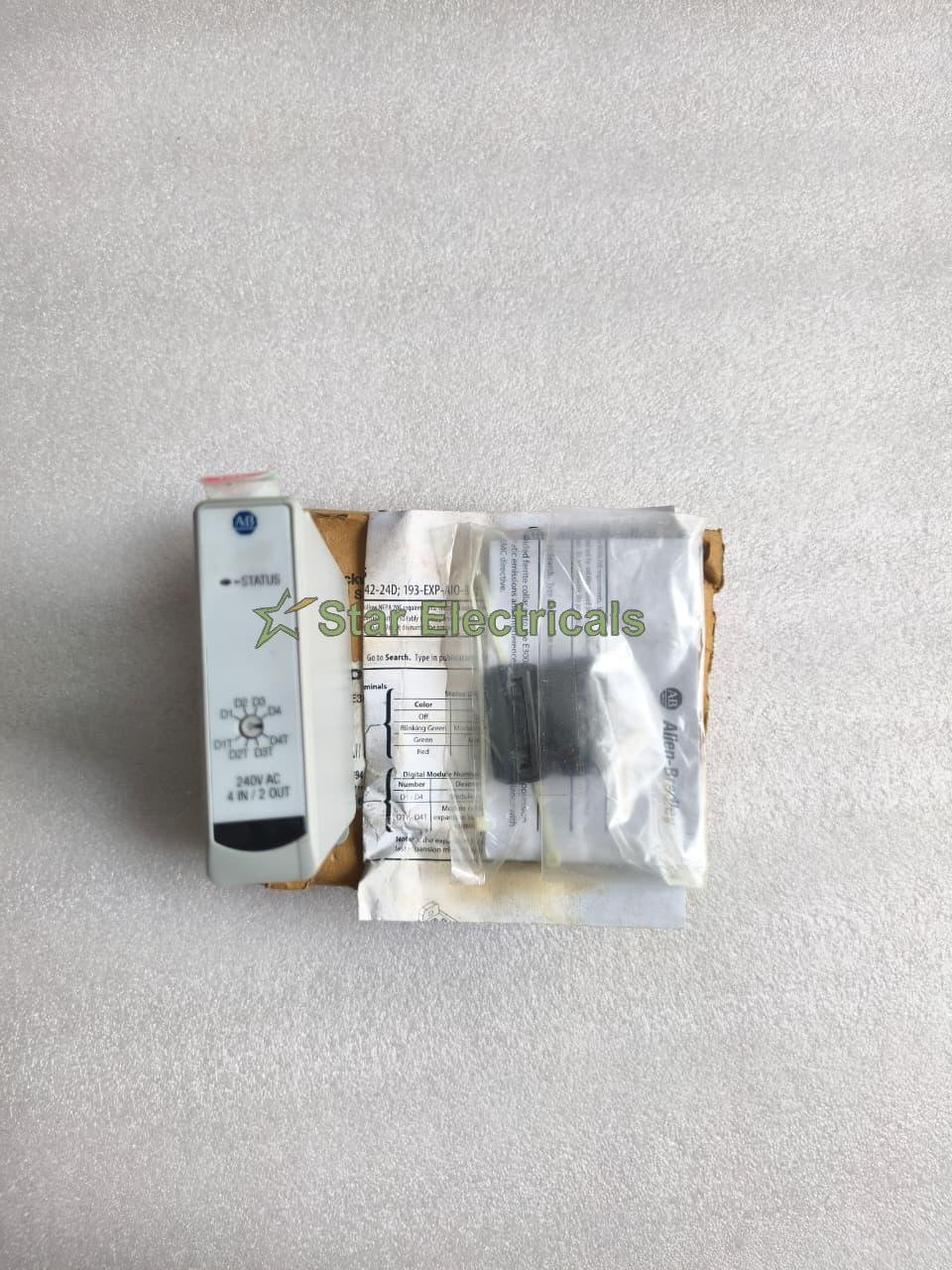 Allen-Bradley 193-EXP-DIO-42-240 Digital Expansion I/O Module for E300 Electronic Overload Relay – 24/240V AC/DC