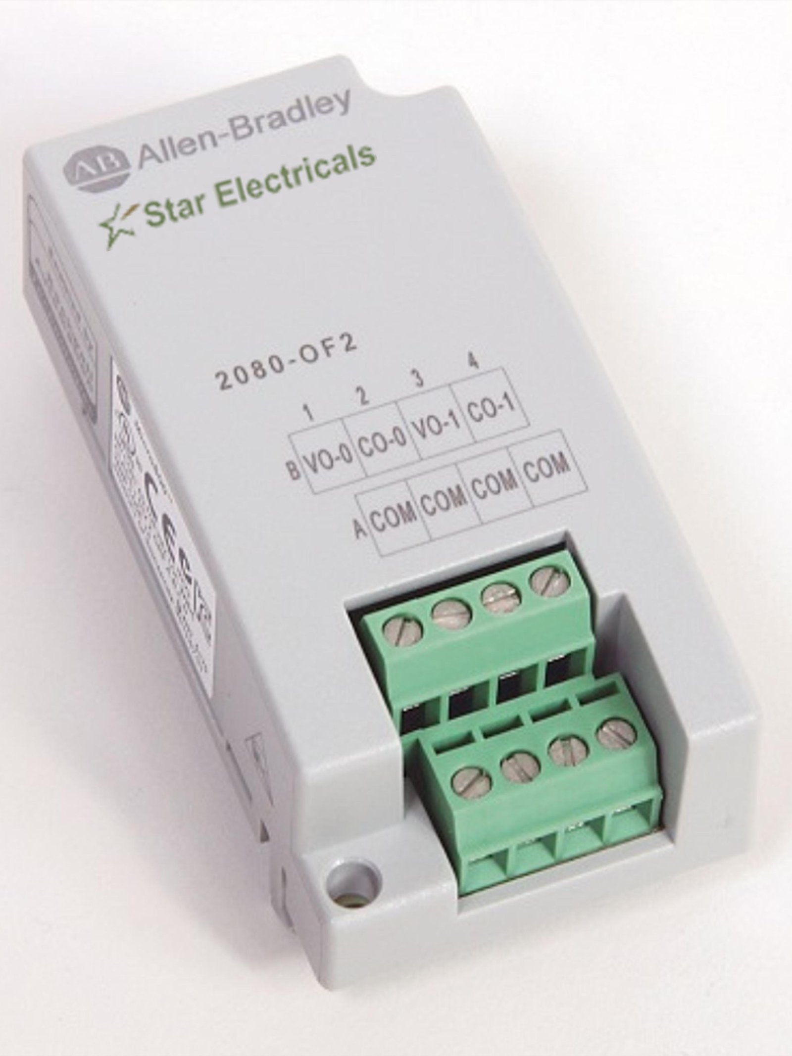 ALLEN-BRADLEY 2080-OF2 ALLENBRADLEY 2080OF2 MICRO 800 2 POINT ANALOG OUTPUT PLUG-IN MODULE
