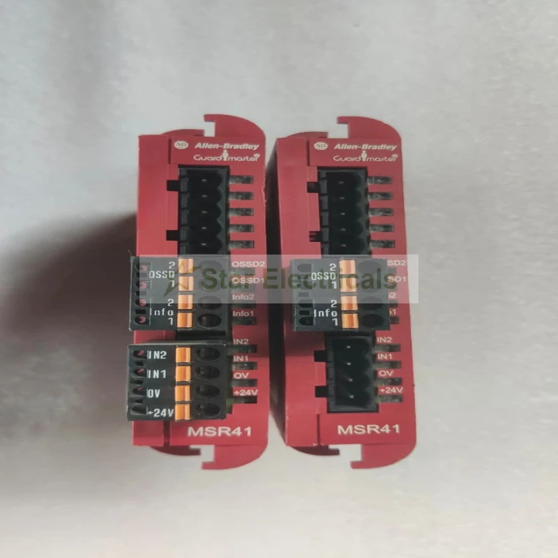 Allen-Bradley Guardmaster MSR41 440R-P221AGS Safety Relay Base Module, 24VDC, Cat. 4 / SIL 3 / PL e