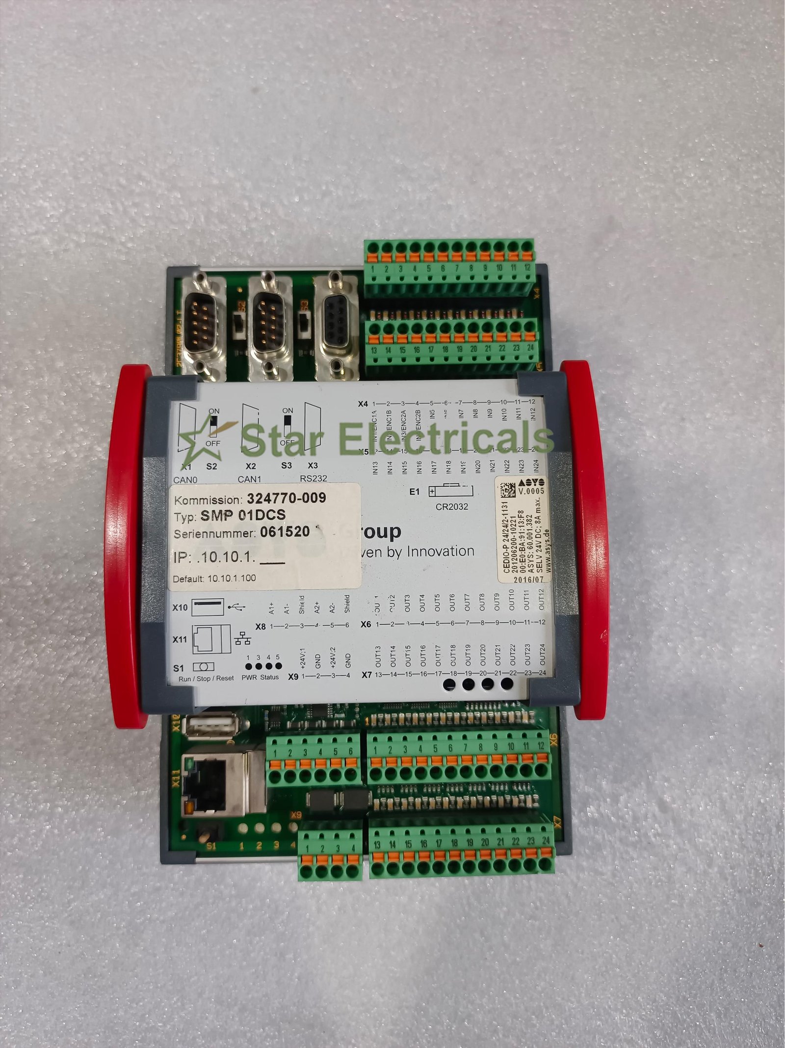 ASYS CEDIO-P24/24/2-1131 ASYS 201206200 DI/O MODULE