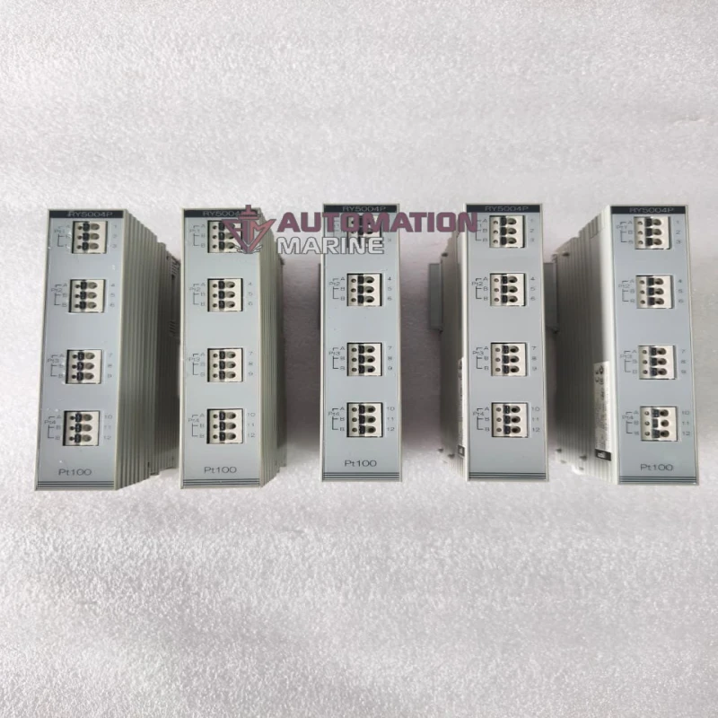 AZBIL RY5004P0000 4-Channel Pt100 RTD Input I/O Module 24V HVAC Building Automation