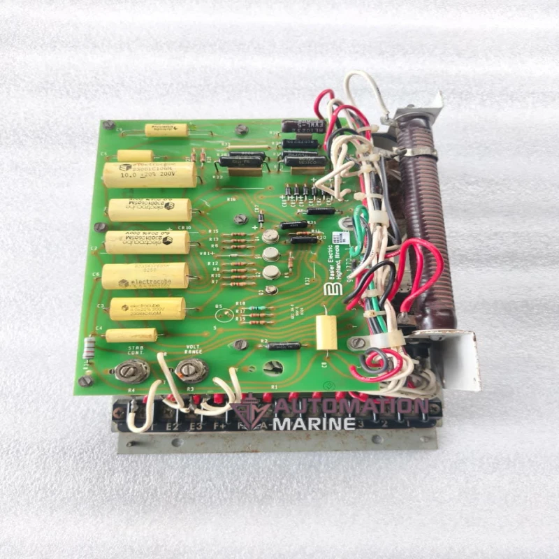 Basler Electric SR8A-2B16B3A Static Voltage Regulator (AVR) | Automatic Generator Voltage Regulator | Industrial Generator Excitation Control Module
