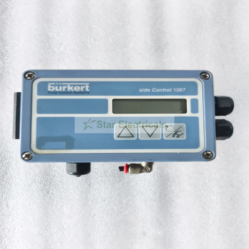 BURKERT SIDE CONTROL 1067 Positioner 00551867 for Pneumatic Actuators, 24VDC, Single Acting, 6 Bar
