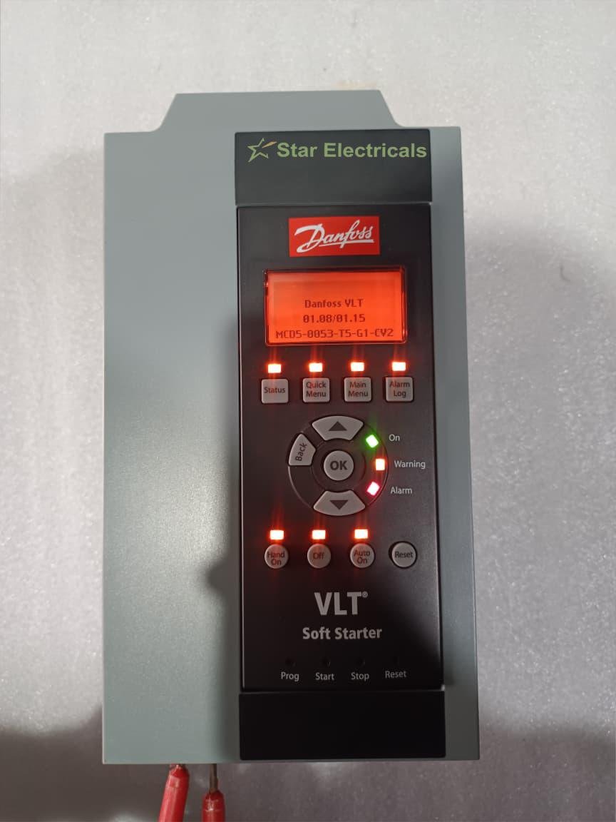 DANFOSS MCD5-0053B-T5-G1X-20CV2 VLT SOFT STARTER 35HP