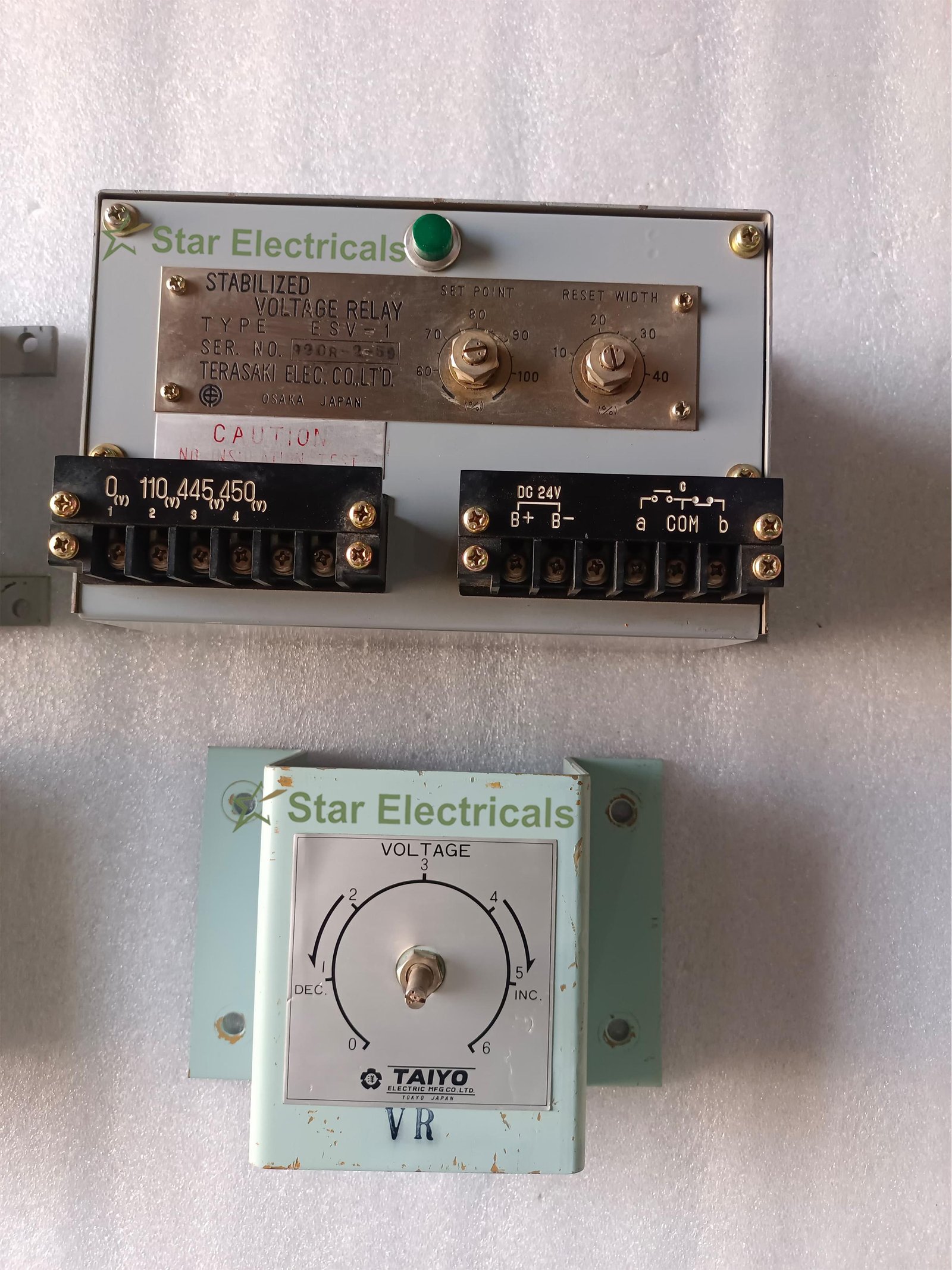 ESV-1 TERASAKI STABILIZED VOLTAGE RELAY ESV-1