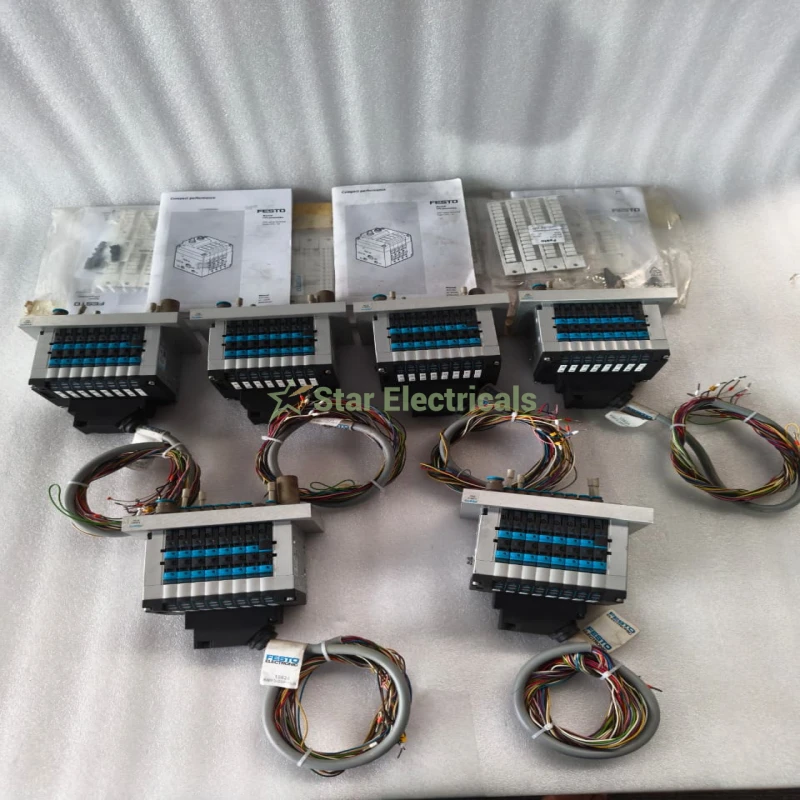 FESTO CPV10-GE-MP-8 CPV10-VI Compact Performance Pneumatic Valve Terminal, 8-Position, 24V DC
