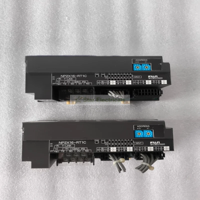 Fuji Electric NP2X16-RT1C T-Link I/O Terminal, 16-Point Digital Input Module, 24V DC, MICREX-SX PLC