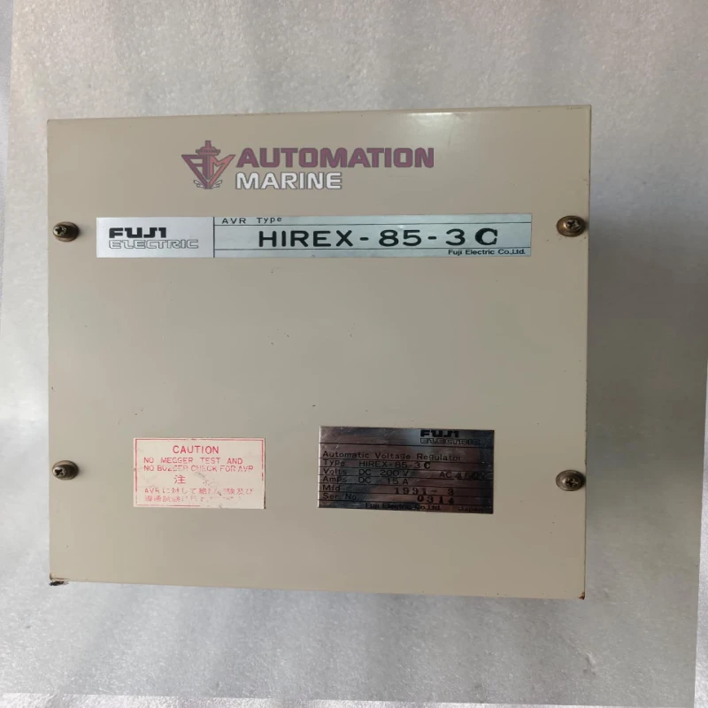 FUJI HIREX-85-3C Automatic Voltage Regulator (AVR) | Industrial Generator Voltage Control Module | Genuine Fuji Electric AVR