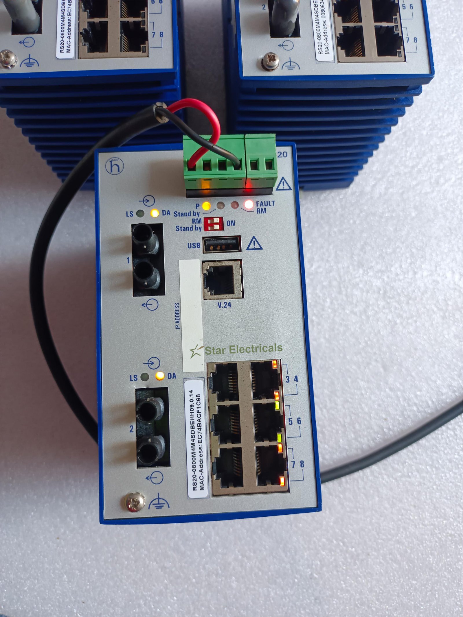 HIRSCHMANN RS20 RAIL SWITCH HIRSCHMANN RS20-0800M4M4SDBEHH09.0.14