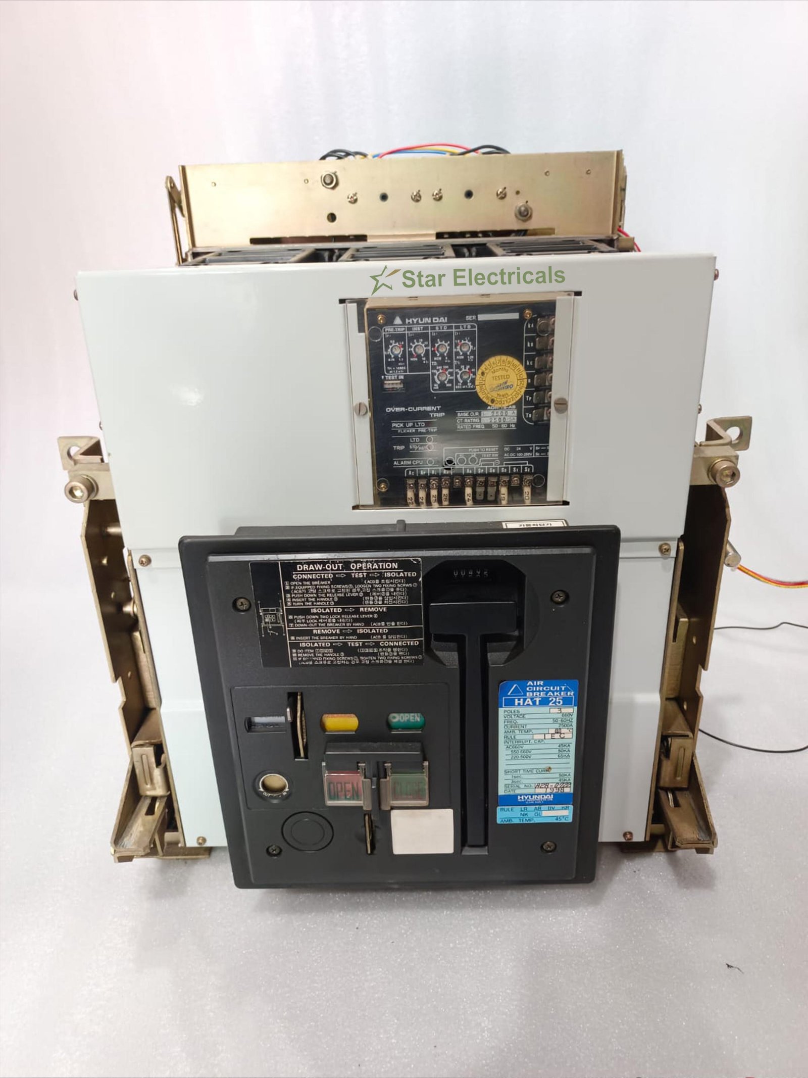 HYUNDAI HAT 25 AUTOMATIC AIR CIRCUIT BREAKER HAT25 ACB A28-0722