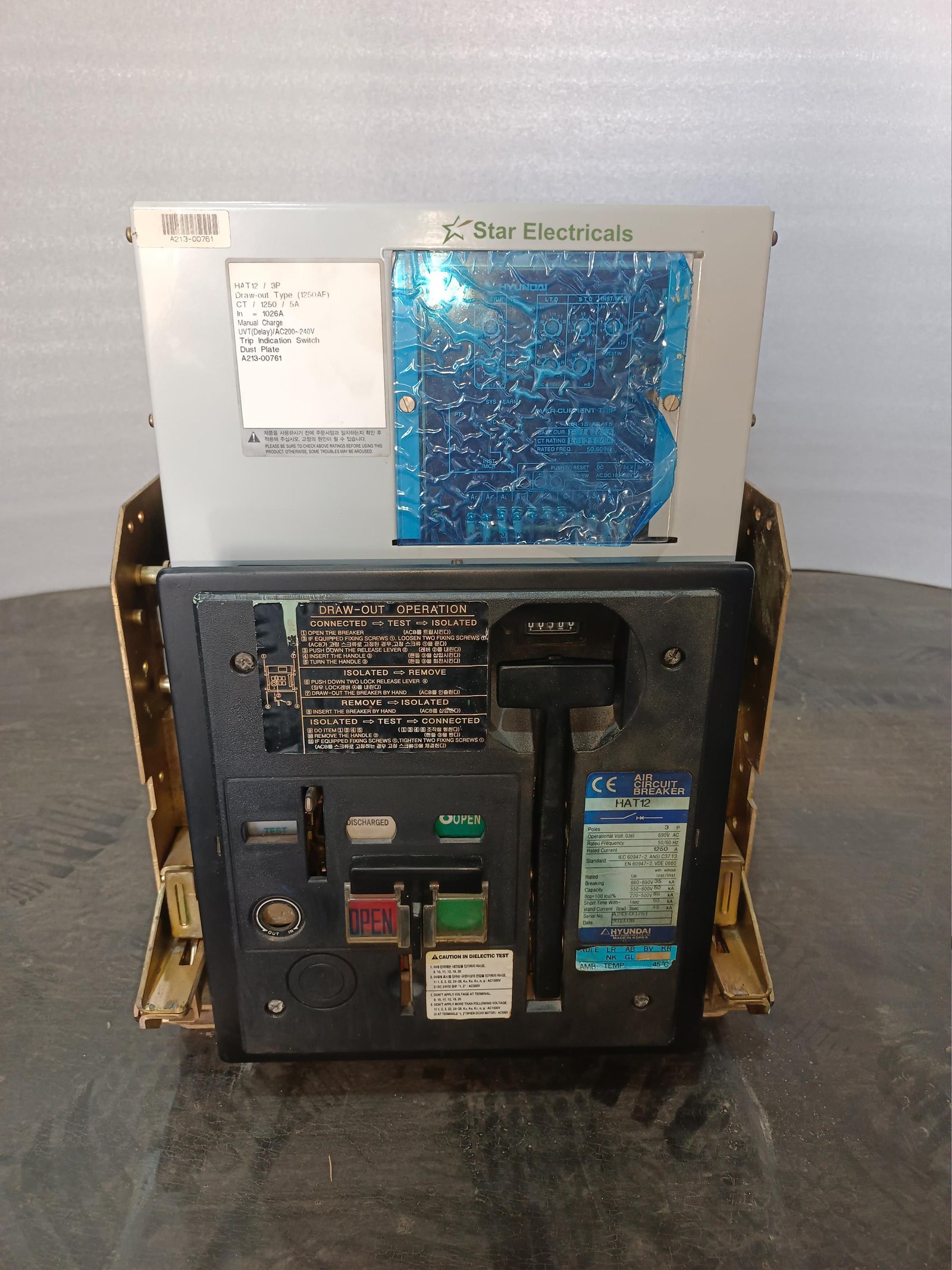 HYUNDAI HAT12 AIR CIRCUIT BREAKER HYUNDAI HAT 12 ACB