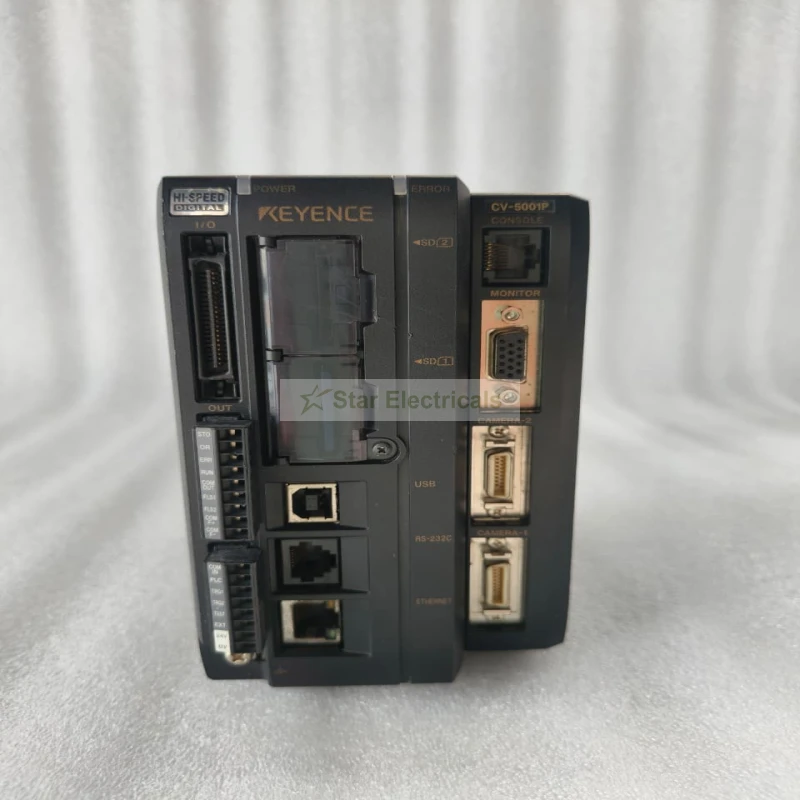 KEYENCE CV-5001P Digital Image Sensor / Vision Controller – CV-5000 Series, 2-Camera Industrial Vision Inspection Controller
