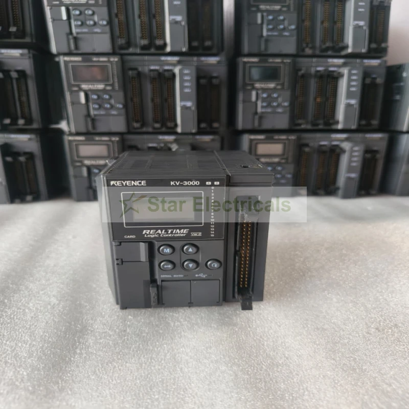 Keyence KV-3000 Programmable Logic Controller (PLC) CPU Module with Built-In Serial Port – Ver. 2.0