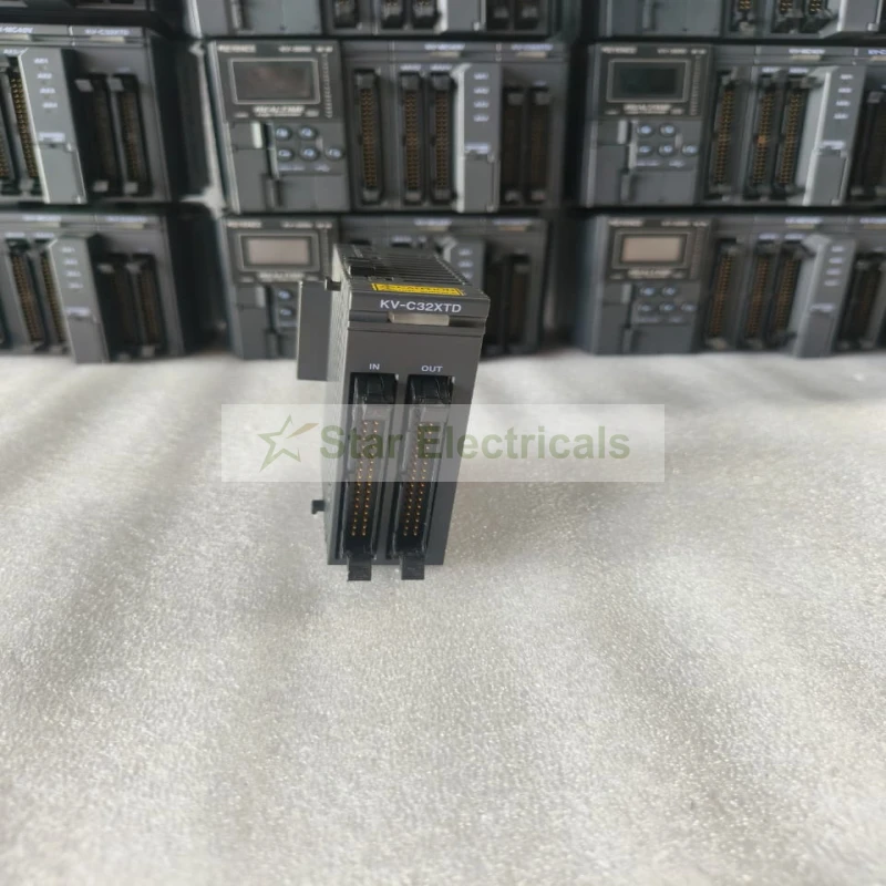 KEYENCE KV-C32XTD PLC I/O Module – 32-Point 24VDC Input / 32-Point MOSFET Sink Output Expansion Unit