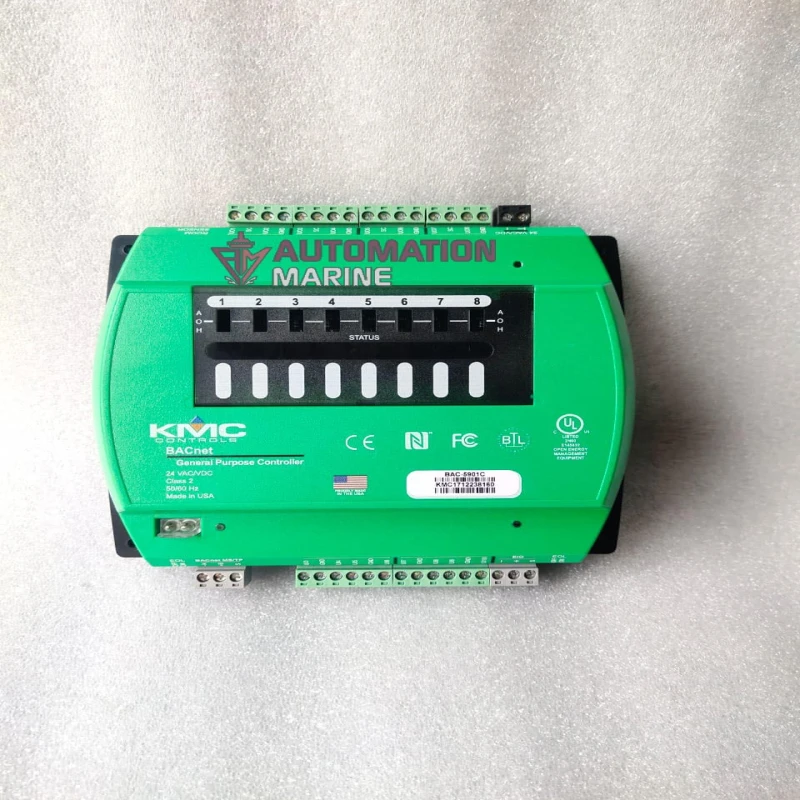 KMC Controls BAC-5901C General Purpose Building Automation Controller | BACnet Programmable HVAC Controller | 24V AC/DC DDC Controller