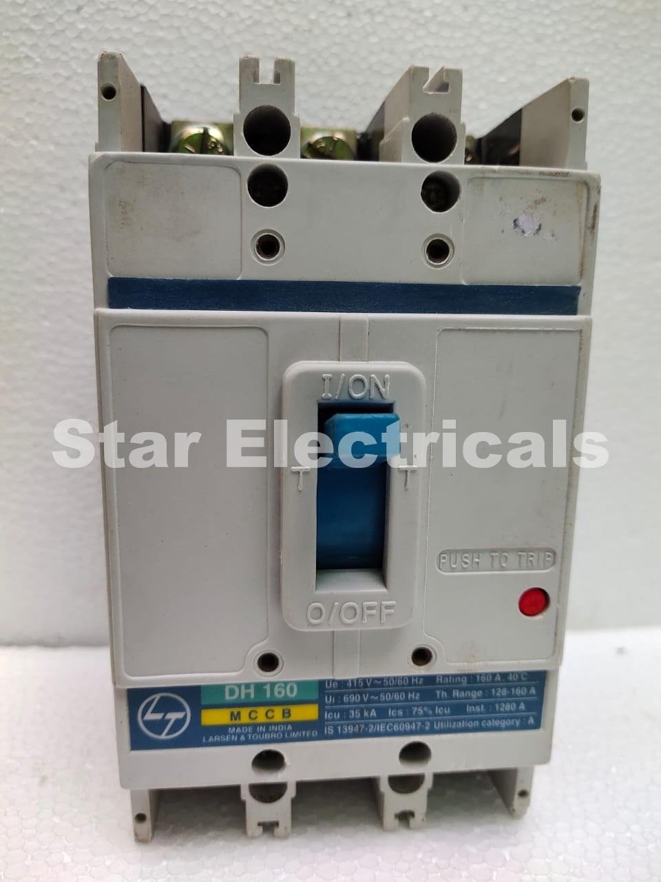 L&T DH160 (160 AMP) MCCB (3 Poles)