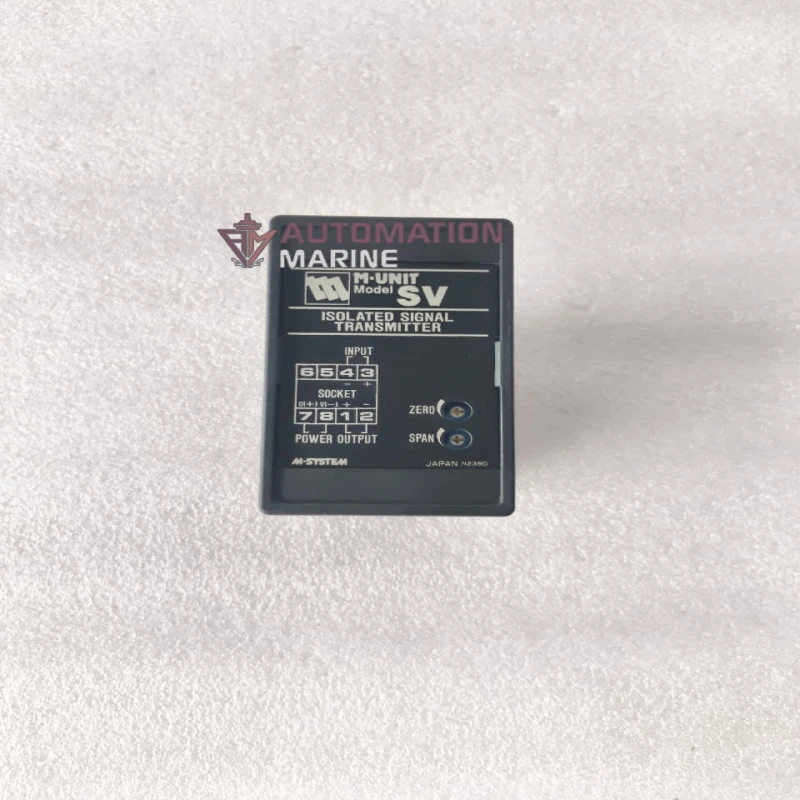 M-SYSTEM SV-7A-C Isolated Signal Transmitter -10 to +10V DC Input to 4-20mA DC Output 110V AC