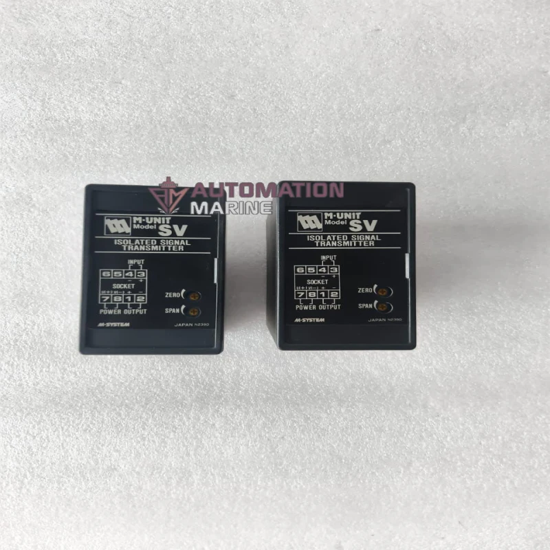 M-SYSTEM SV-A1A-C Isolated Signal Transmitter 4-20mA DC Input / Dual 4-20mA DC Output 110V AC